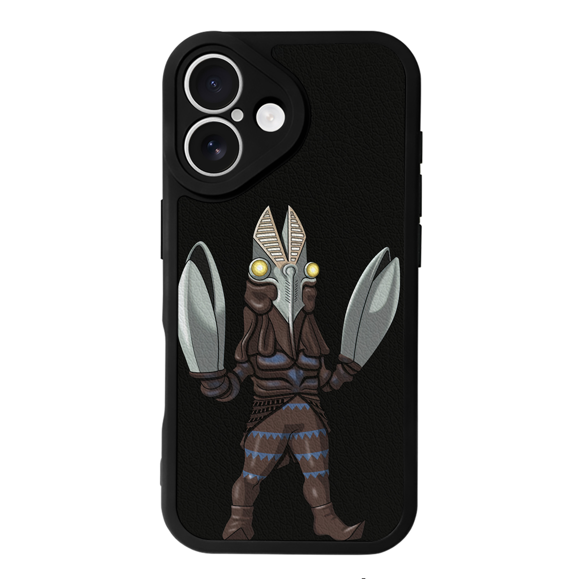 （画像用） ウルトラマン Ultraman 【iPhone 16シリーズ対応】シリコンスマホケース（レザー調） 材質：シリコン